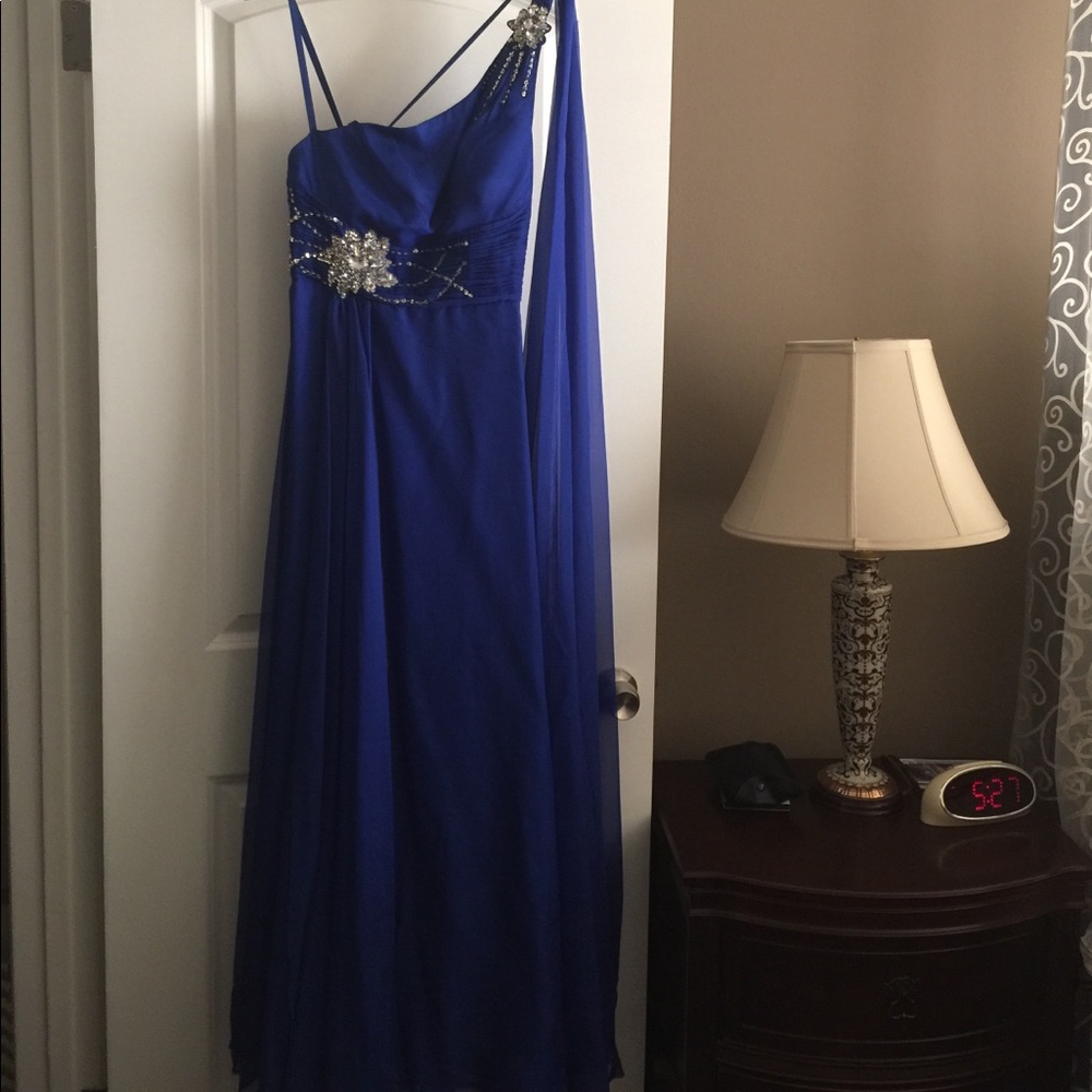 Gorgeous Dress in Royal Blue worn 1x