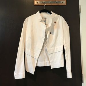 Sarah Pacini white blazer/ jacket