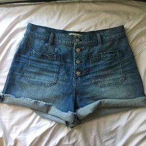 Denim shorts