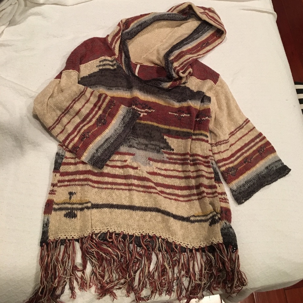 Free people boho sweater