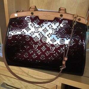 Burgundy Louis Vuitton M91616 Brea Gm Amarante