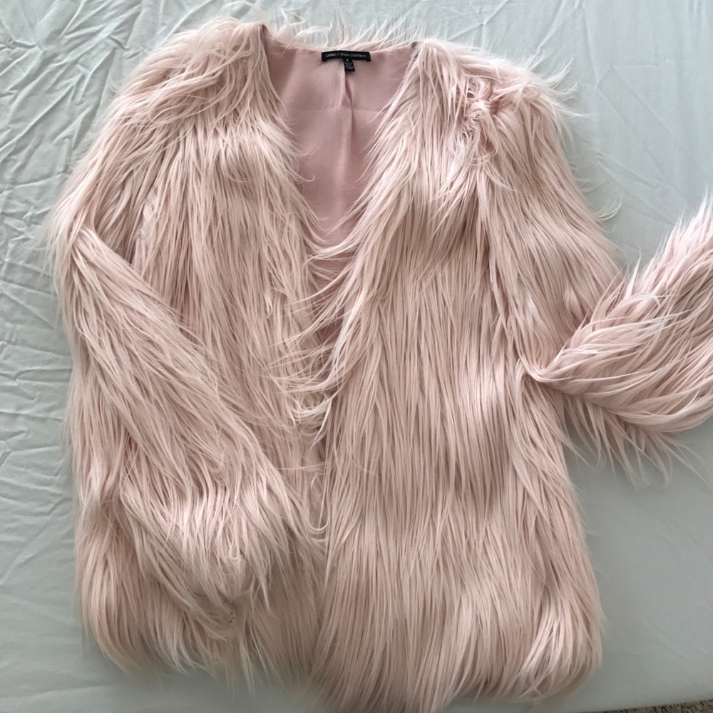 Faux fur jacket
