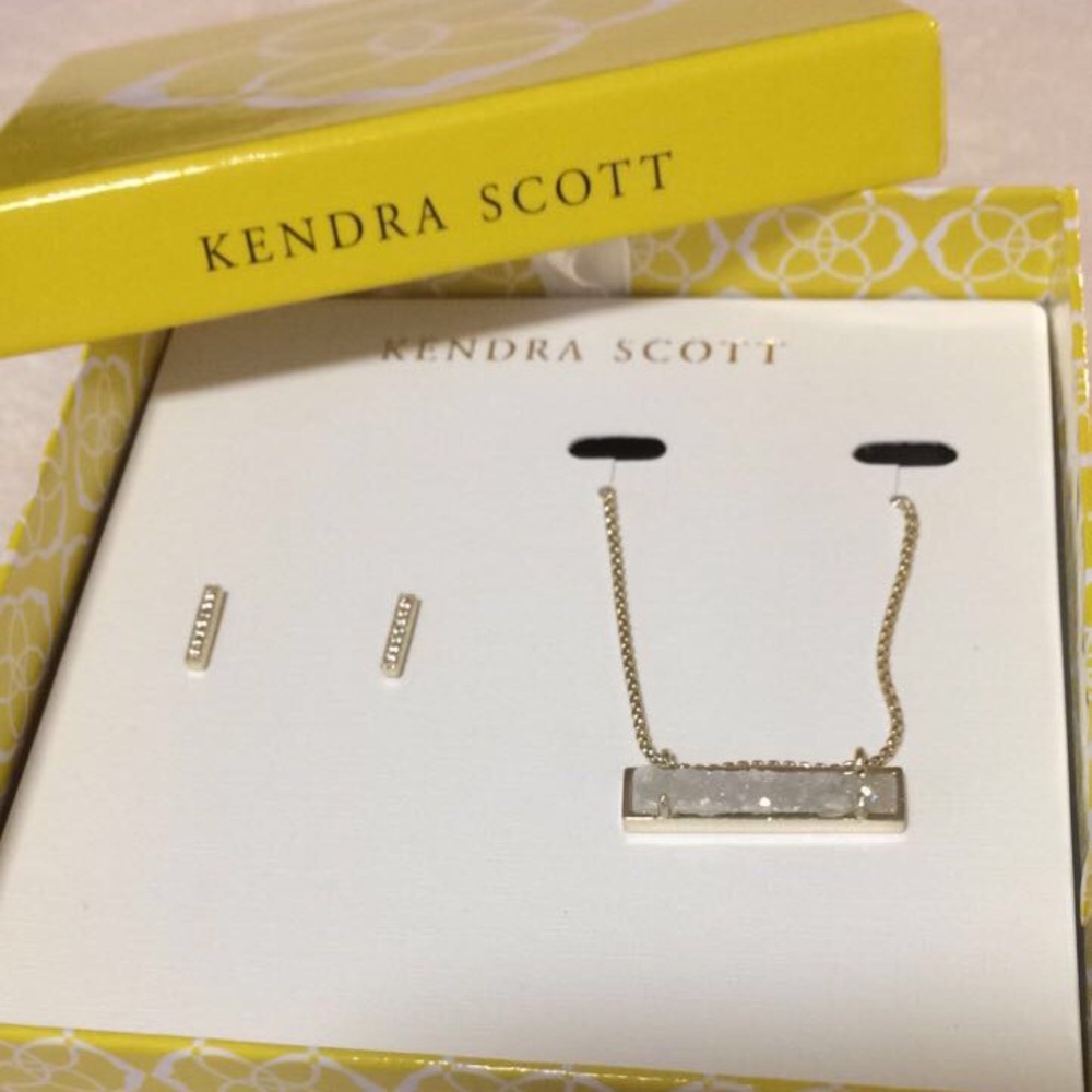 Kendra Scott Iridescent Drusy gift set