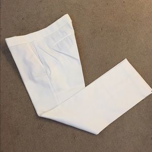NWT J.Crew White Campbell Cropped Trousers