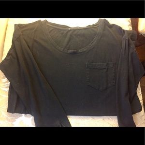 Crew neck long t-shirt
