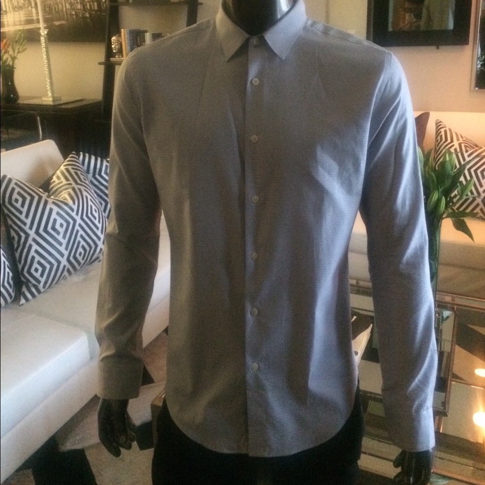 ZARA MAN - Slim Fit Button Down Dress Shirt