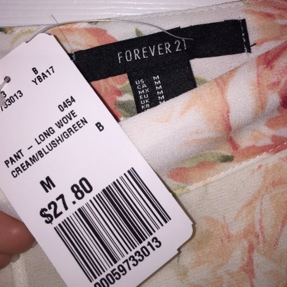 Floral Flared Forever 21 Pants - Picture 3 of 3