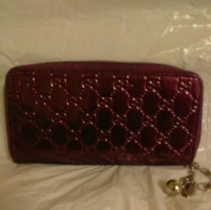Purple Gucci Clutch Wallet