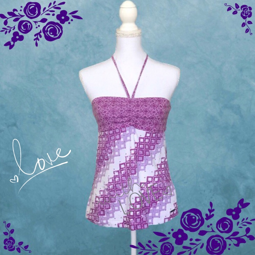⬇️ PRICE DROP⬇️ ROXY Purple Halter Top 💜