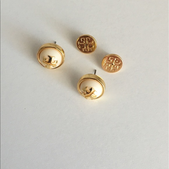 Tory Burch 'Melodie' Stud Earrings - Picture 2 of 3