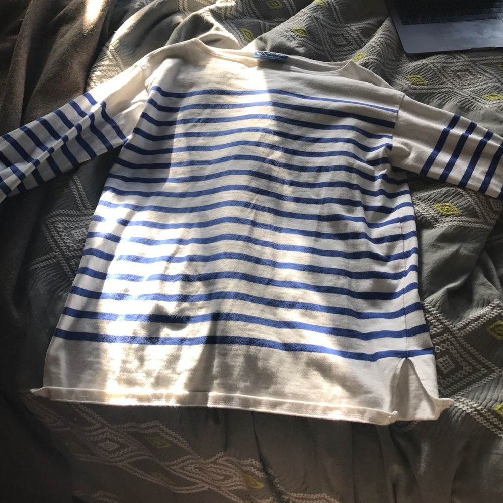 Saint James Medium boat neck stripe shirt