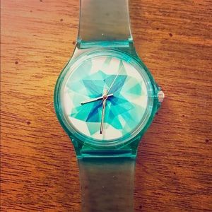 Mint color fun watch