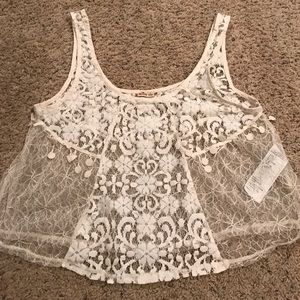 Hollister Lace crop top