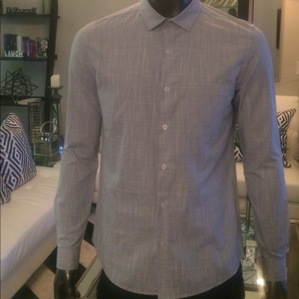 TOPMAN - Grey/White - Button down - NEW