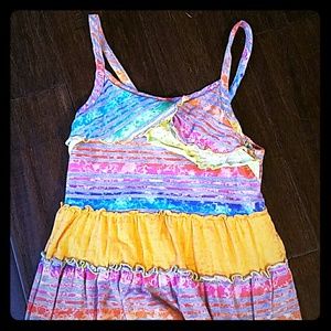 Girls 7-10 Neon Rainbow dress