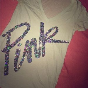 Victoria Secret Pink Sequin shirt