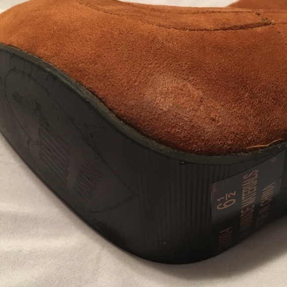 Over-the-knee Vegan Faux Sued Boots - Picture 6 of 7