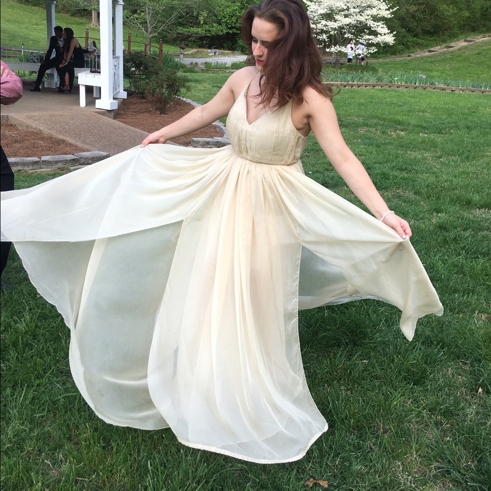 Champagne Prom dress