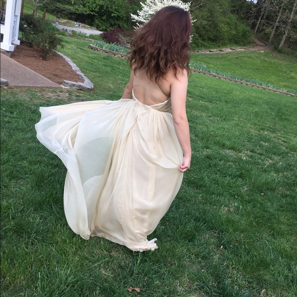 Champagne Prom dress - Picture 2 of 3