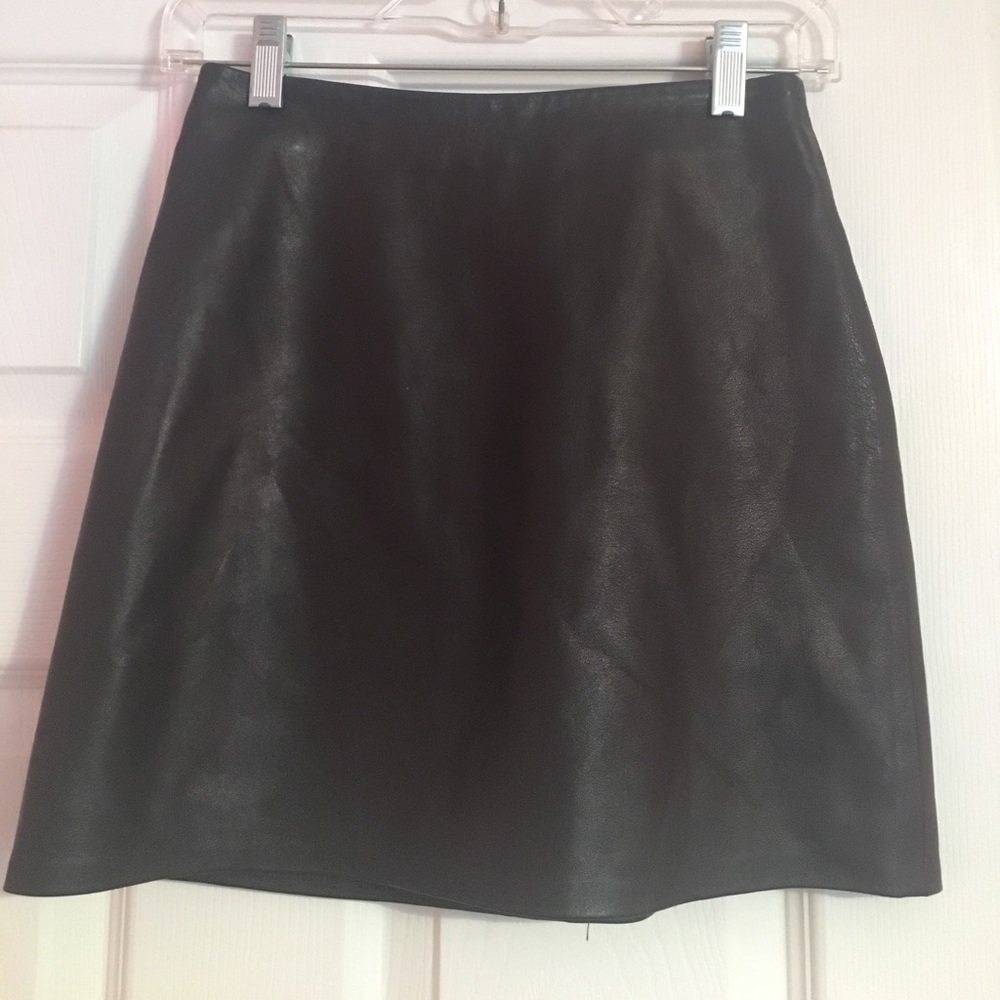Bebe leather miniskirt