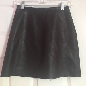 Bebe leather miniskirt