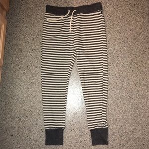 Stripped Pajama Joggers / Sweat Pants