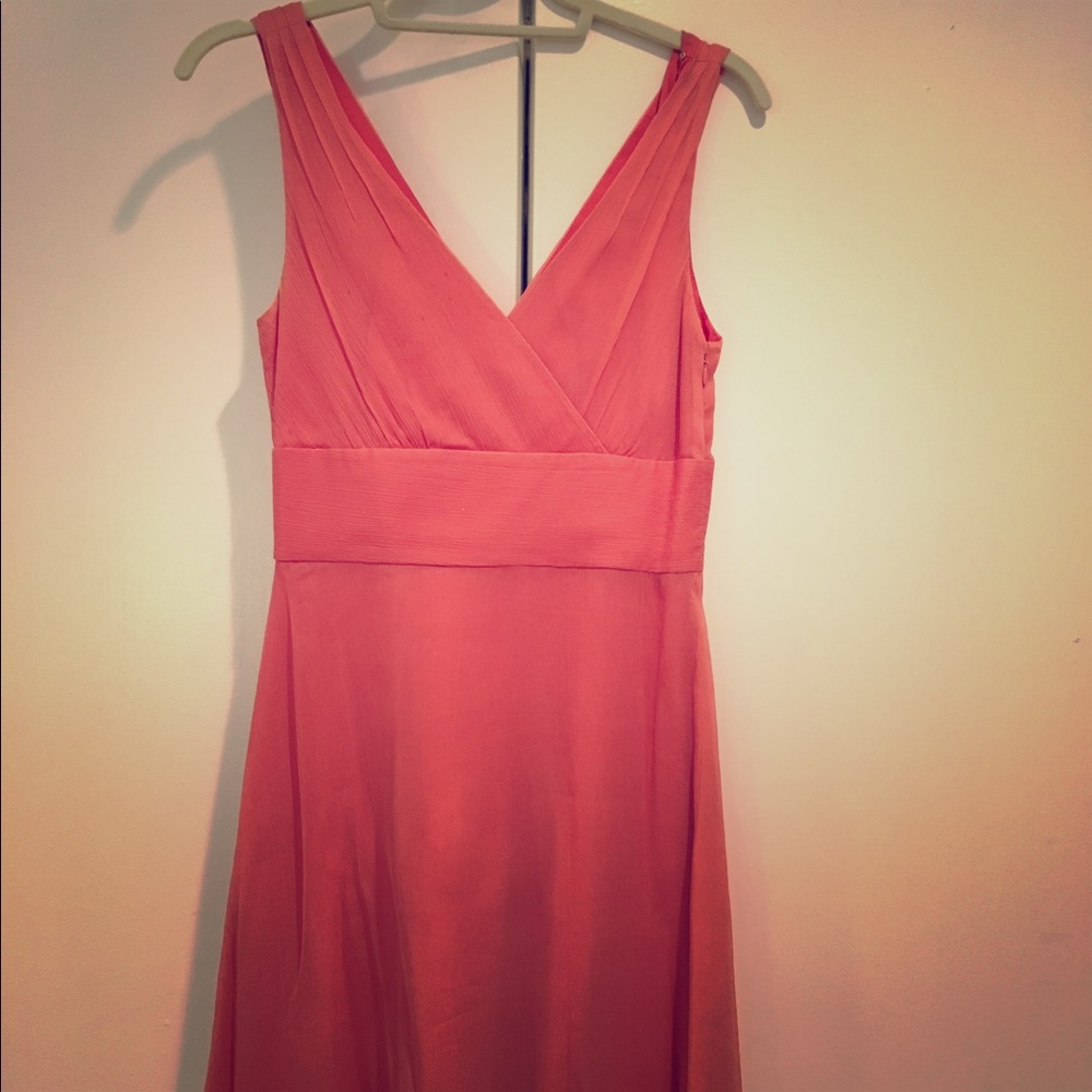 J. crew chiffon bridesmaid dress