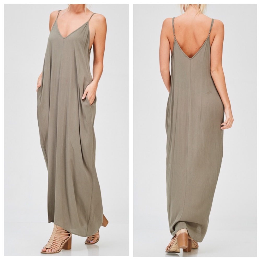 1 LEFT! Sage Maxi Dress - Picture 7 of 7
