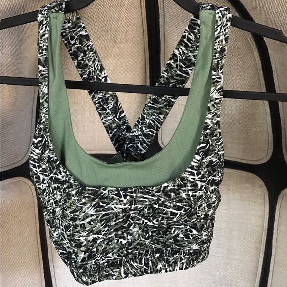 lululemon athletica Other - Lululemon camo style Bra. Size 6