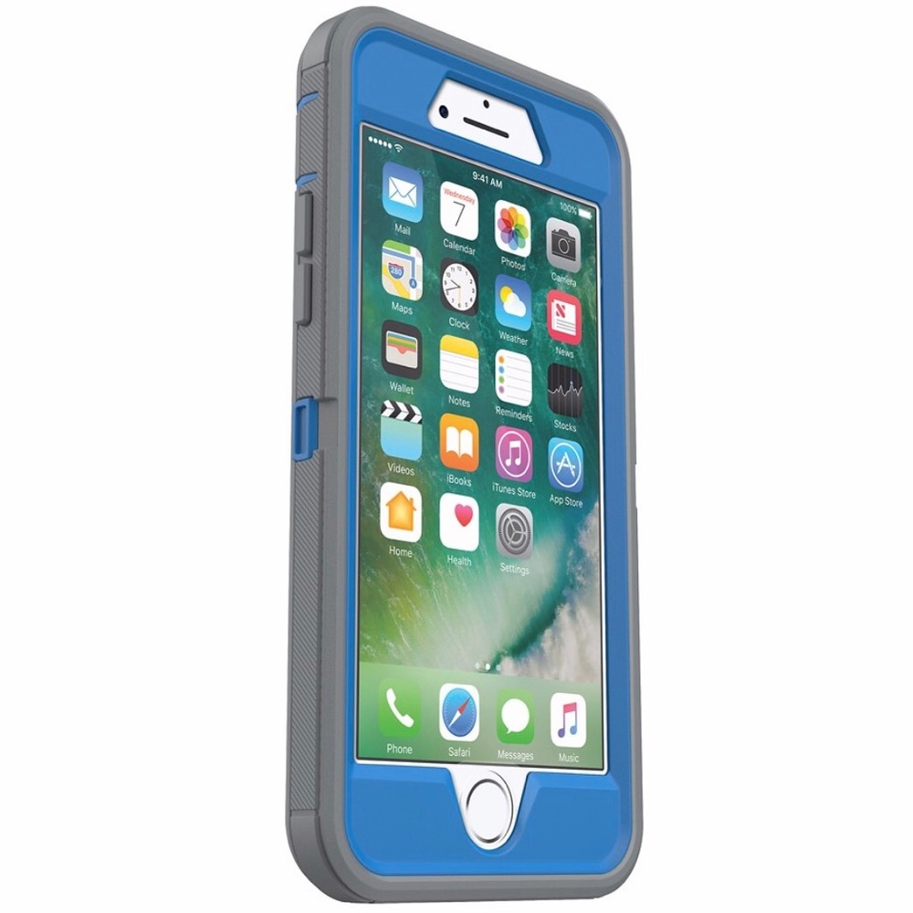 Otterbox Defender Series iPhone 7 Case grey & blue