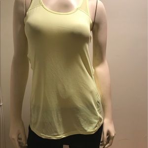 Danskin Women's Seamless  Tank with Mesh Open Back