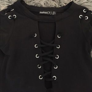 🖤🖤Plunging black bodysuit🖤🖤