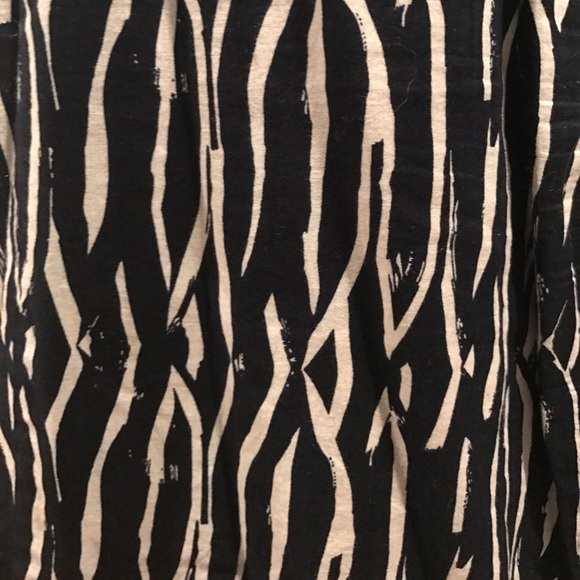 LOFT navy & beige summer dress - Picture 2 of 6