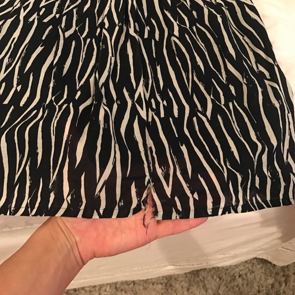 LOFT navy & beige summer dress - Picture 6 of 6