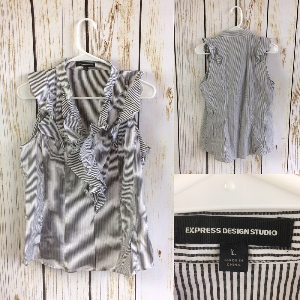 🌺Final Price*Express sleeveless ruffle top