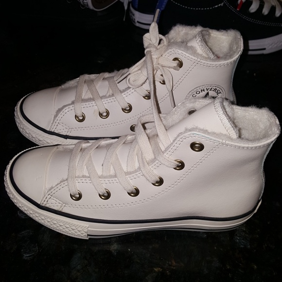 🆕Converse Chuck Taylor All Star Leather High-Top - Picture 5 of 8