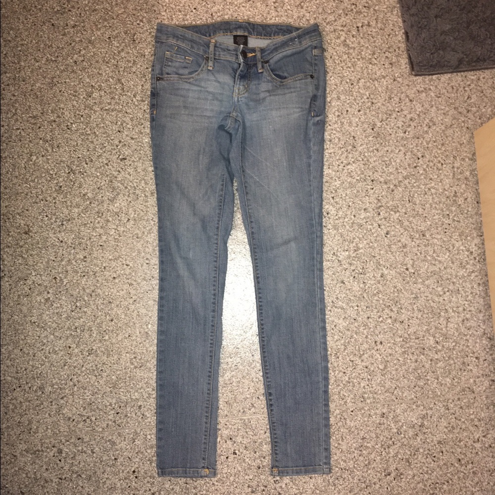 Light Blue Denim Skinny Jeans