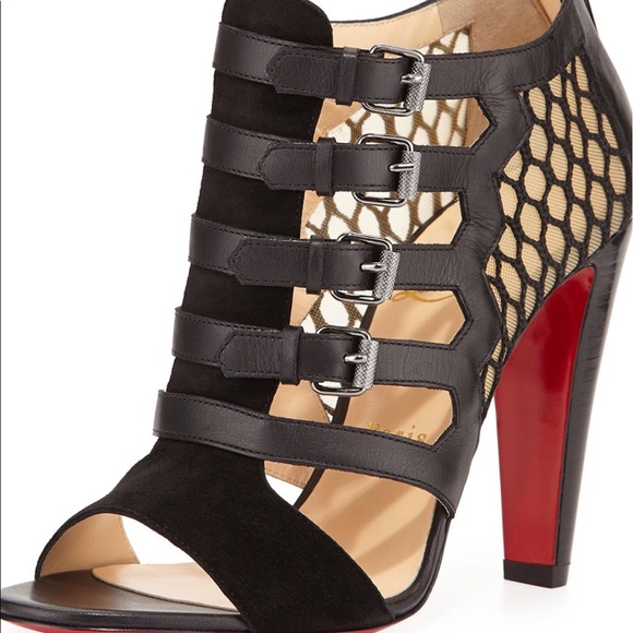 Christian Louboutin Trotti 100 buckle bootie - Picture 2 of 8