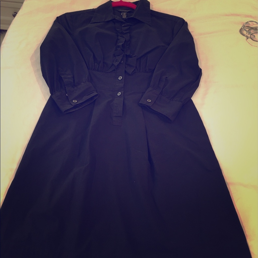 Banana Republic xs navy shirt dress