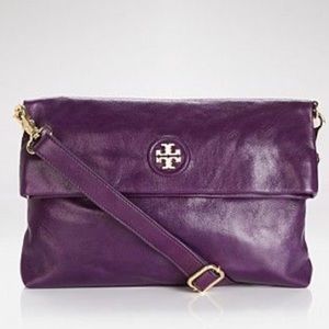 Tory Burch Purple City Messenger Bag