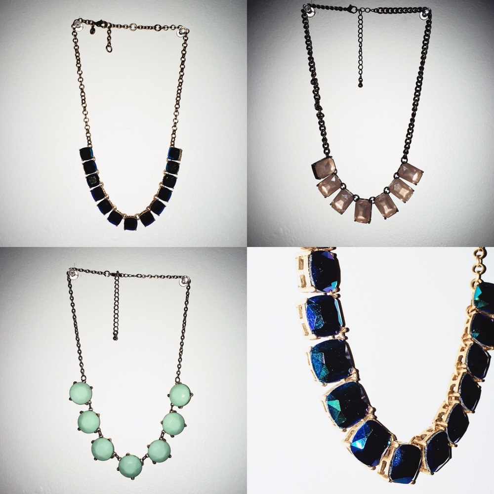 3-Necklace BUNDLE. Statement necklaces.
