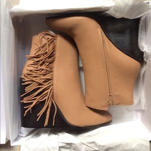 See By Chloe Epona Fringe Wedge size 38 (7-7.5)