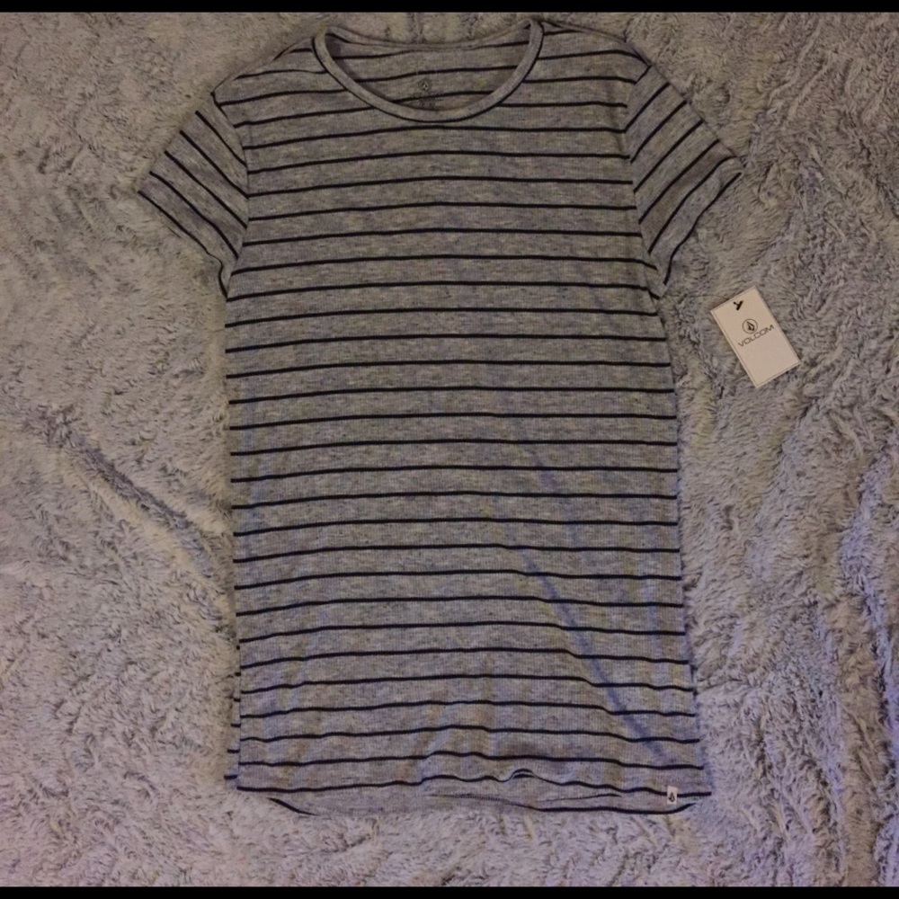 VOLCOM LIVED IN STRIPED TEE