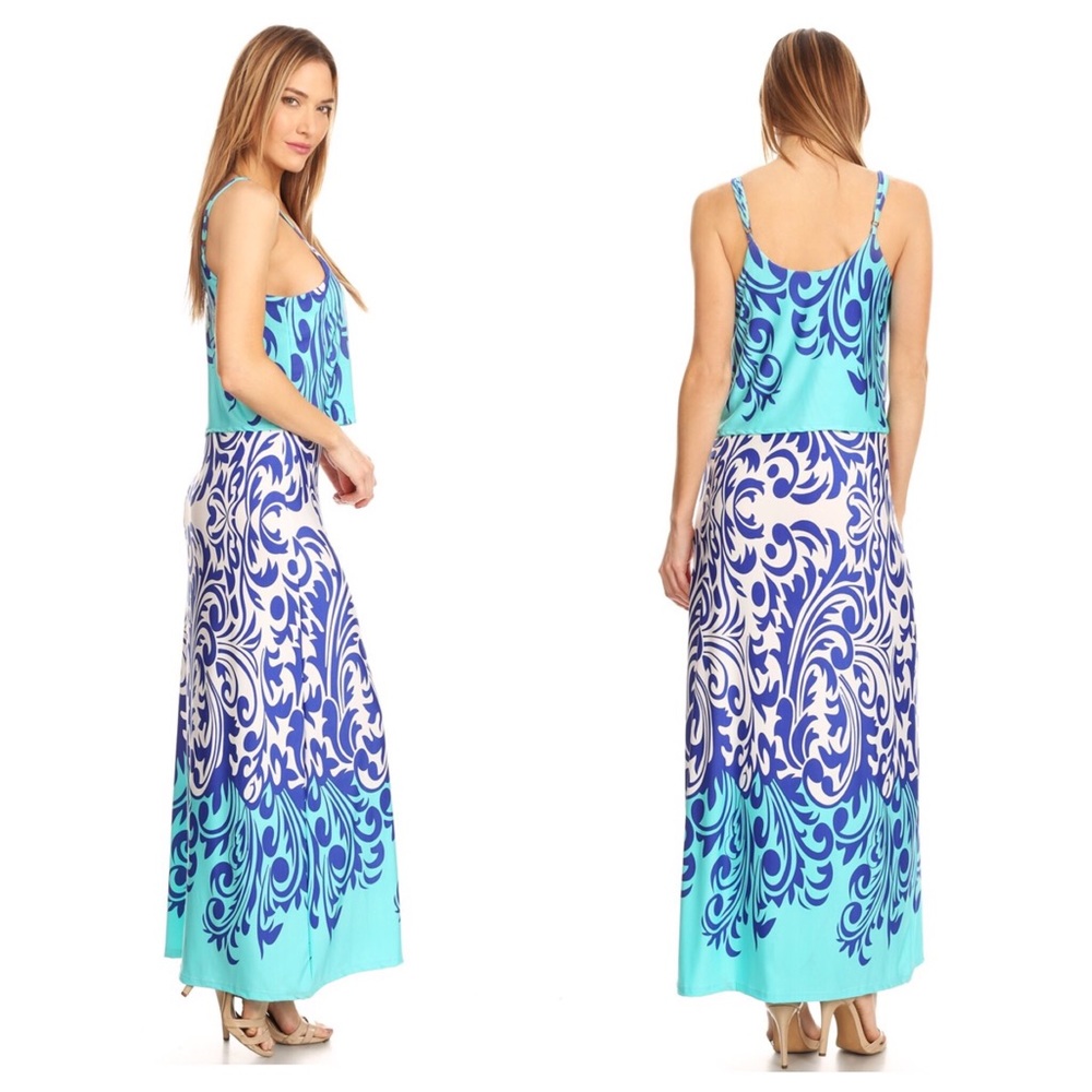 XL ONLY❗️Printed Maxi Dress - Picture 2 of 2