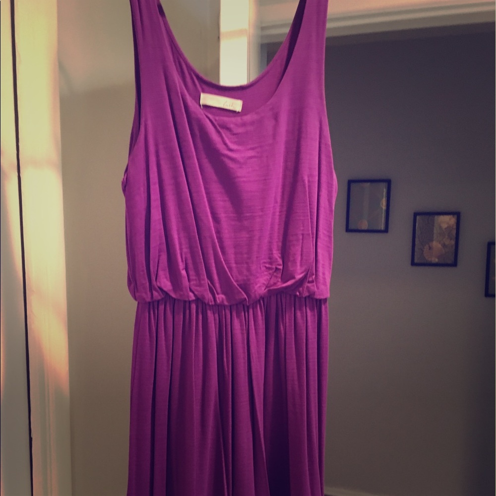 Lush size S purple tank dress