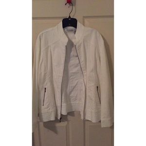 Chico's White Denim Jacket