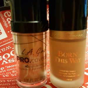 Too Faced and Laura. A. Girl Foundation