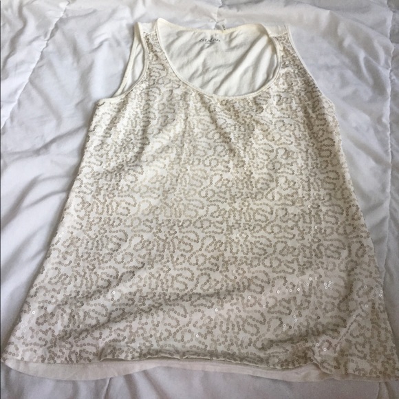 Caslon Tops - ⭐️cute gold sequins tank top size M Caslon Tops - ⭐️cute gold sequins tank top size M