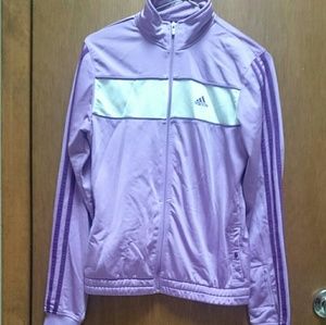 Purple Adidas Running Jacket