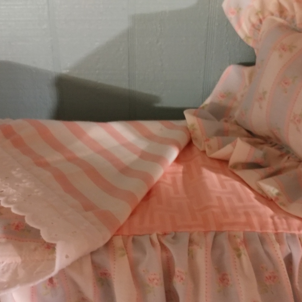 Handmade, new, 18" doll bedding.